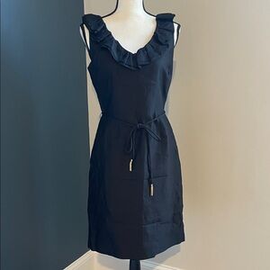 Kate Spade Black Ruffle Coctail Dress